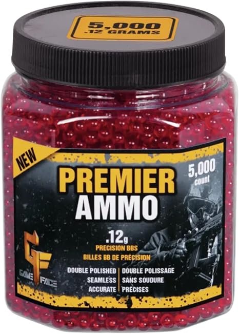 Game Face Premier .12g Red Airsoft BBs