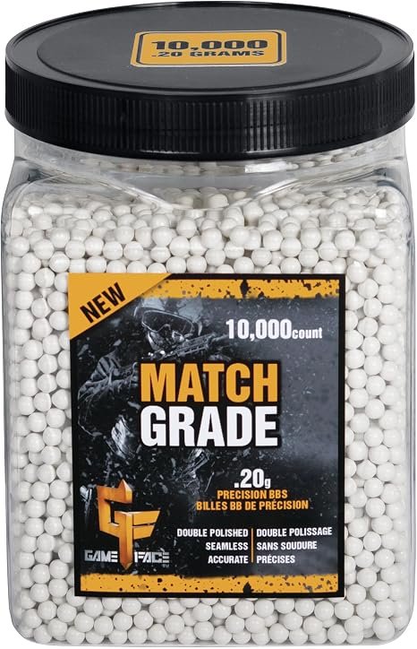 Game Face 20002 Match Grade .20g White BBs