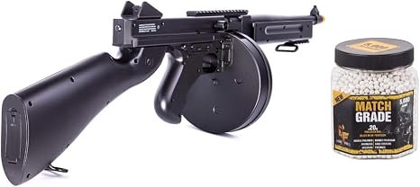 Game Face ASRGTH Airsoft SMG Kit with 5000 BBs