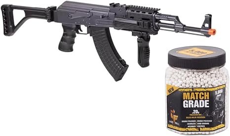 Game Face GFAR Insurgent Airsoft Rifle Kit with 5000 BBs